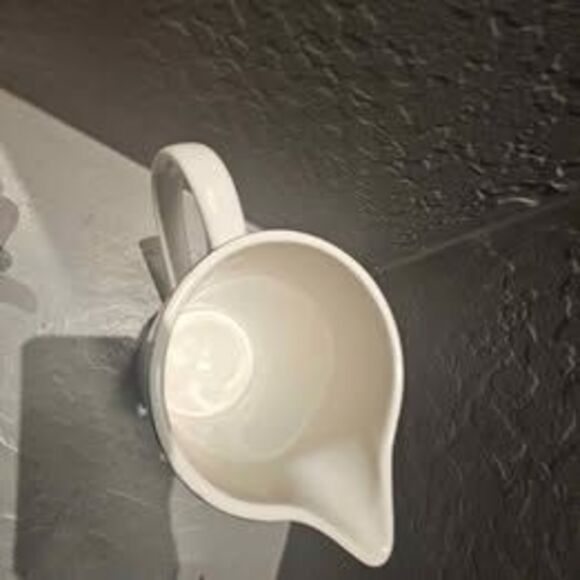 Christmas White Ceramic Pitcher for Water or Decor Lenox Kate Spade 8.5" x 4" - Picture 5 of 6